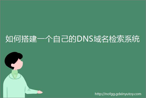 如何搭建一个自己的DNS域名检索系统